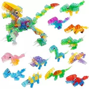 투명 다이노 블럭 12개공룡 만들기 재밌는 미니