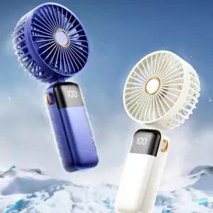 5단 조절 LED 미니 휴대용 탁상용 목걸이 선풍기냉각 용선 목선 핸디 손선 넥벤드