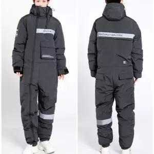 배달 우주복 여성 벨벳안감 남성 겨울 보온 오토바이 라이더