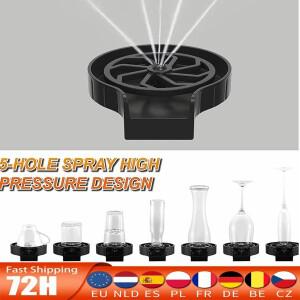 호환상품 자동 고압 유리 컵 세척기 수도꼭지 린서 청소 도구 바 맥주 주방 우유 차 클리너 싱크 액세서리