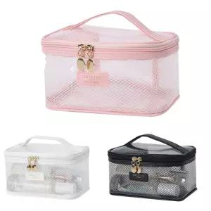 뷰레이터닷컴 심플라이프 여행용 파우치(손잡이형)세면가방 휴대용백 화장품치백 세련된스타일 수납력이좋