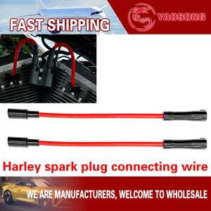 호환상품 Harley-davidson Softail Dyna FXD 1999-2017 바이크 오토바이 액세서리 용 2개 10.4mm 점화 플매