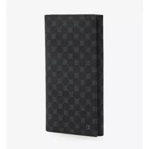 갤러리아 DBWA6E121BK 닥스 블랙 가죽 로고 DD 패턴 장지갑