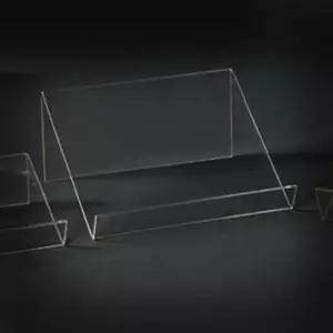 아크릴 상품진열대 경사 중형소품 전시대 받침대 투명선반 촬영 거치대
