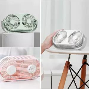 듀얼 usb 선풍기탁상형 탁상용 책상