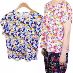 꽃보라 민소매 나시 IT-25033여름 엄마패션 나시티 셔츠 여성상의