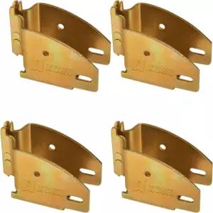 DC 카고 몰 E 트랙 우드 빔 엔드 소켓 선반 브래킷 액세서리(4팩) - 2x4 2x6 장착 밀폐형 트레일러를 위한