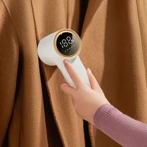 라라데이빗 6중날 무선 보풀제거기 5단계 파워조절 디스플레이 C타입 충전식미니제거기 옷제거기 의류제거