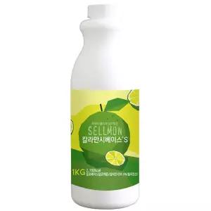 VMB 쉘몬 과일 농축액 상타입 베이스 깔라만시 1kg음료용 에이드용 카페용