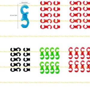 A1A2 10pcs 자전거 브레이크 와이어 홀더 강한 그립 사이클링 라인 패스너