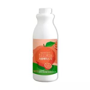 VMB 쉘몬 과일 농축액 상타입 베이스 자몽 1kg 음료 에이드 카페용 음료용 에용