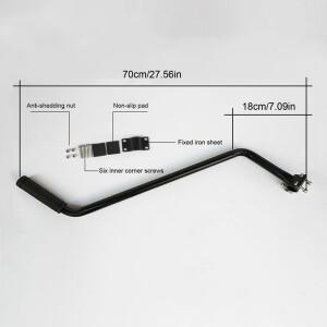 자전거 훈련 핸들 교육 보조 균형 학습 헤비 듀티 금속 안전 트레이너