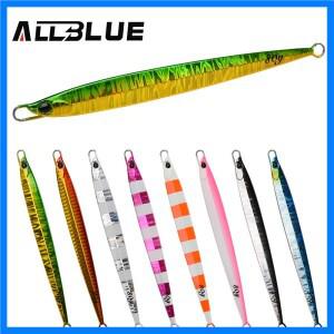 ALLBLUE 금속 지그 스푼 80g 120g 인공 미끼 오프 쇼어 패스트 지그 낚시 미끼 슈퍼 하드 낚시 태클