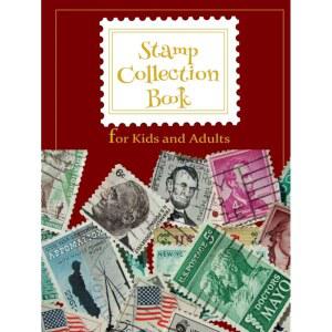 우표 수집 앨범 초보자를 위한 번째 앨범 5인치 11인치 주최자 하드커버 100페이지 수집을