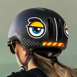 앵그리왕눈이11 고휘도 반사 자동차스티커 125x140mm 차량용 이스티커 모양 하이빔 대형 육각 화물차 야간