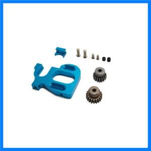 Wltoys 124017 124016 144010 RC 자동차 금속 조정 가능한 모터 브래킷 장착 19T 17T 피니언 기어 액세서리