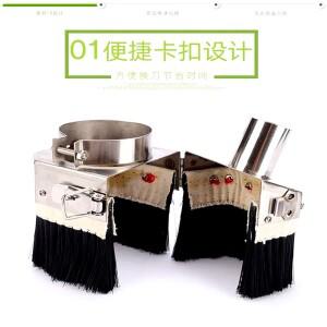 65MM 스테인레스 스틸 소재 CNC 먼지 커버 수집기 기계 액세서리 (0.8KW/1.5KW/2.2KW 스핀들 모터용)