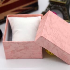 1/2/3PCS 포장 및 디스플레이 시계 상자 선물 핑크 종이 장식 팔찌 보석 액세서리