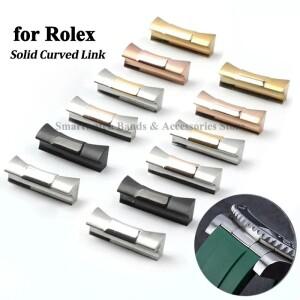 호환상품 롤렉스 서브마리너 데이토나 워터고스트 호환용 2피스 솔리드 커브드 엔드 링크 20mm 러버 시계