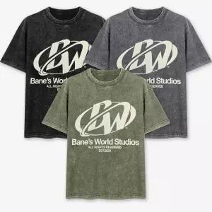 남녀공용 월드 피그먼트 프린팅 반팔티 SD-250806남자런닝세 속옷 이너웨어 빤스 남성웨어 남성용 남성세