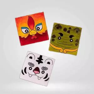 사방신딱지 딱지치기종이 딱지치기딱지 4개세트 포켓몬딱지