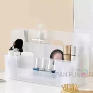 마이룸 다목적 반투명 데스크 오거나이저 안내 정리 계단형진열대 악세서리 화장품 인포 카운터 테이블 형
