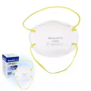 스마토-안면부 여과식 방진마스크 C200W 2급 (BOX(20EA))산업용 실외전 분진작업 광산 미스트 공사장 작업