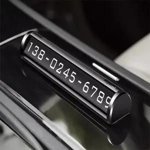 Torras T2 single 야광 메탈 주차번호판차량 알림판 자동차 전화