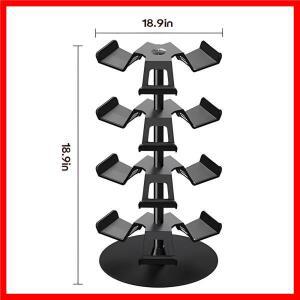 게임 컨트롤러 홀더 스탠드 회전식 게임 패드 헤드셋 스탠드 PS4/PS5/Xbox/Switch Pro 알루미늄 합금과 호