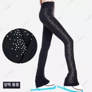 여아 피겨스케이트 바지 피겨연습복 팬츠 타이즈