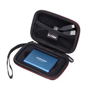 삼성 호환 T5/T3/T1용 EVA 하드 케이스 휴대용 250/500GB 1/2TB SSD USB 3.1 외장형 드라이브 보호용 운반