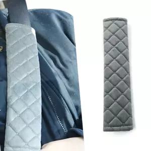 안전벨트커버 벨벳 회색차량클립 튼튼한 고정 소품 자동차용품 용품