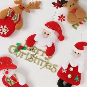 비타리토 크리스마스 루돌프 산타 장식 오너먼트 6p인형 소품 트리 오너먼트품 세트