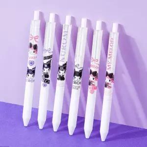 산리오 쿠로미 마이멜로디 중성펜 6P어린이학용품 초등학생 초등학생볼 캐릭터 캐릭터볼 필기구 문구 어린