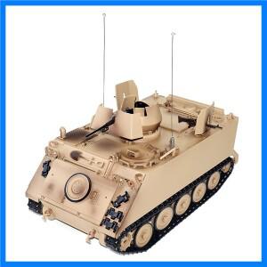 1/16 RTR 통데 RC 탱크 M2412-B M113A1 ACAV 적외선 360도 회전 터렛 연기 조명 사운드 무선 조종 전동 군
