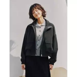 탑텐 TOPTEN 여성) 아웃포켓 하이넥 점퍼_MSF4JP2001 MSF4JP2001 191135