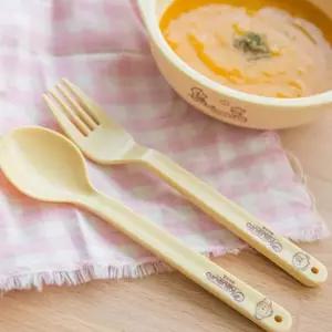 옥수수소재수저포크세트 재활용 아기 재생 위생 키즈숟가락 실리콘숟가락