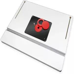 32인치 x 24인치 MDF 라우터 테이블 상판 삽입 플레이트 및 3홀 조절 링 포함