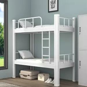 성인용 이층 침대 프레임 더블 원룸 철제 기숙사 이층 벙커 학생 침대판 공간활용