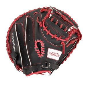 라쿠텐 골든이글스 GP 지피 야구 포수 미트 성인용 연식 일반 오른쪽 던지기 블랙 / 오렌지