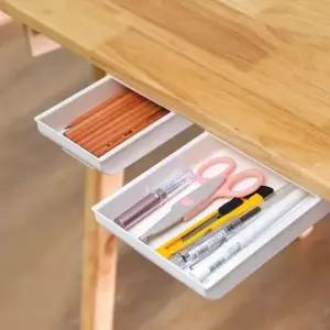 [셀러에이드]책상 아래 슬라이딩 수납함 미니 서랍 히든 공간 정리 박스