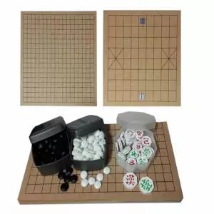 접이식 양면 바둑세트 장기판 보드게임 바둑장기 원목장기판 나무바둑판