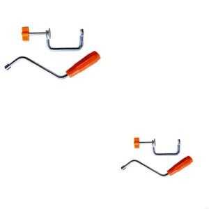 파스타 머신 홀더를 잡고 클립 교체 크랭크 손잡이를 국수 메이커