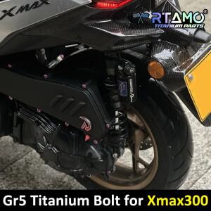 RTAMO Gr5 티타늄 볼트 RearCaliper S  나사 액슬 너트 파이프 히트 가드 엔진 오일 세트  Xmax 300