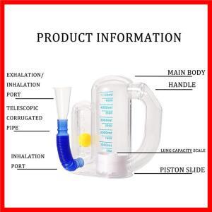 폐용 CACI 호흡 운동 장치 유량 표시기가 있는 심호흡 트레이너 인센티브 폐활량계 5000Ml