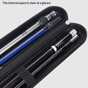 죽도 하드케이스 수납 합금강화타입 블랙 민물 6X6CM 두께 2개 2배 낚시 전용