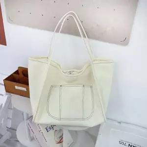 URB12 여성 빅 숄더백 캐주얼 캔버스 가방 에코백