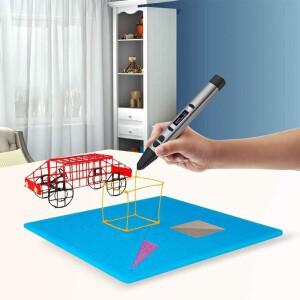 3D 인쇄 펜 기본 템플릿이 포함된 부드러운 실리콘 디자인 패드 2개의 핑거 캡 장착 우수한 그리기