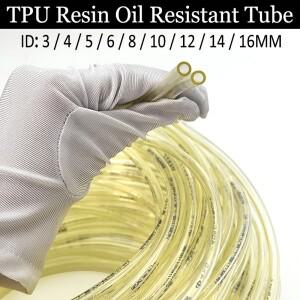 ID 3mm~16mm 내유광 TPU 수지 유연 튜브 기계 윤활유  유압유 적용 위한 화학 저항성
