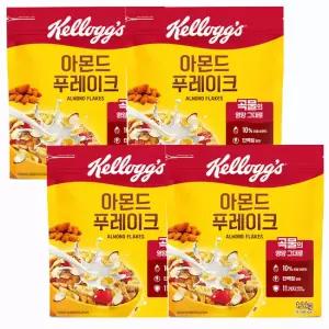 켈로그 아몬드 푸레이크 1200g x4개 대용량 시리얼 아침식사대용